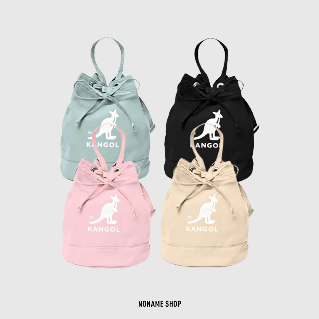 <<錯過哭哭‼️現貨超低價>> KANGOL 英國 袋鼠 韓系 側背包 手提包 輕量 防潑水 四色 水桶包