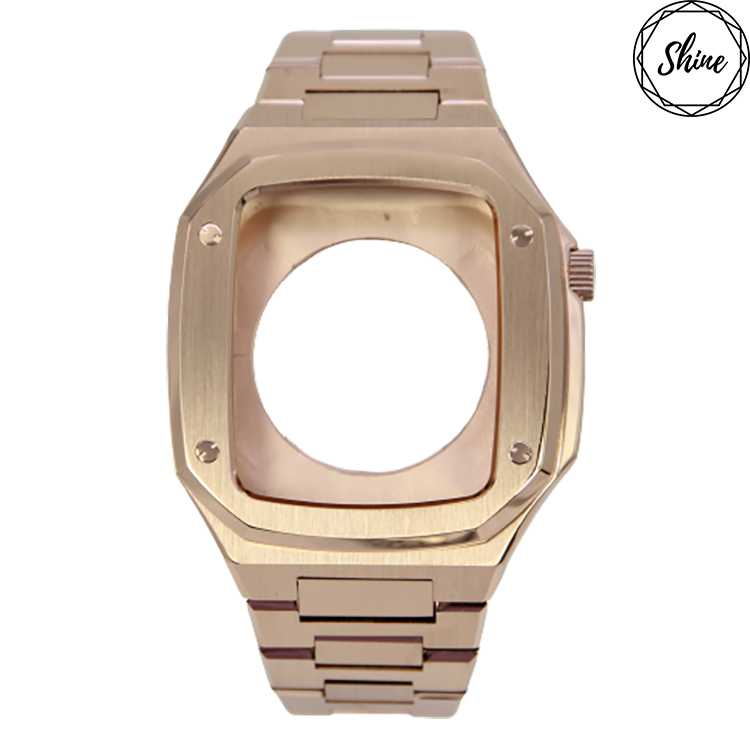 玫瑰金色 44mm 不鏽鋼蘋果手錶配件