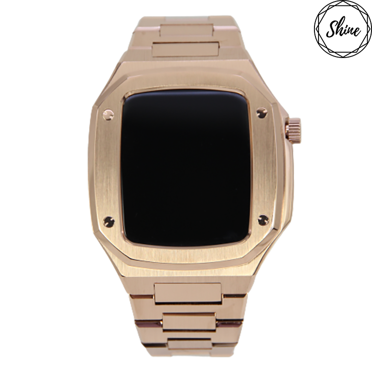 玫瑰金色 44mm 不鏽鋼蘋果手錶配件