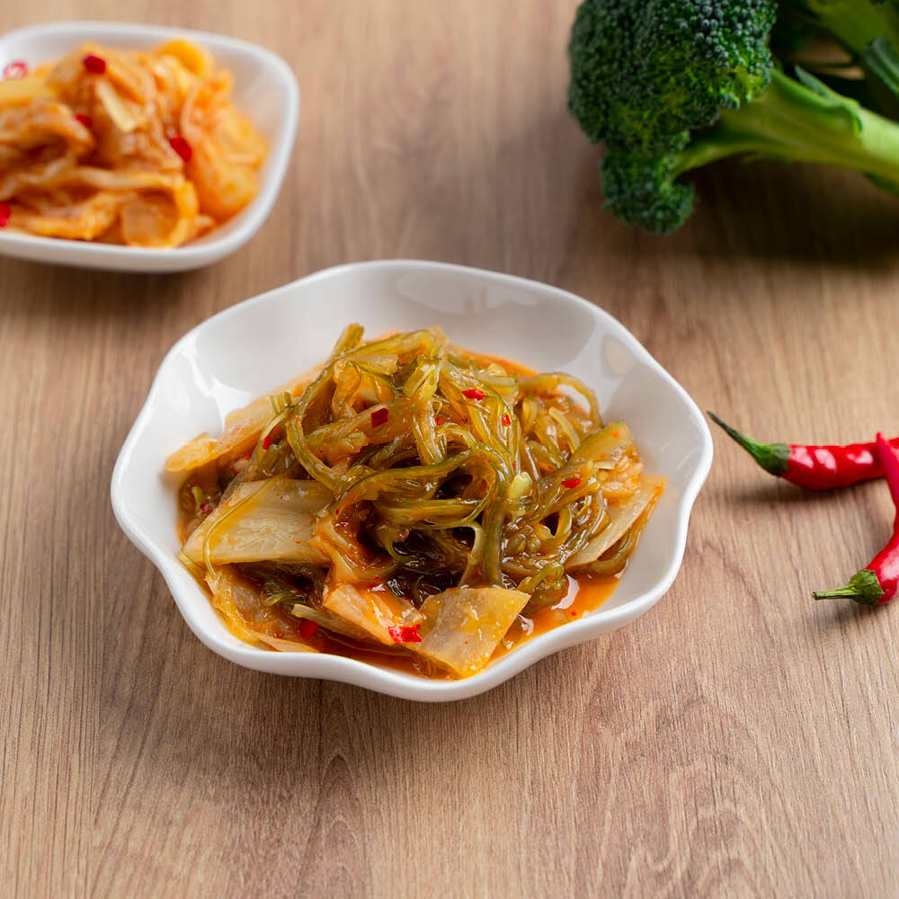 黃金泡菜裙帶絲200g-植物五辛素