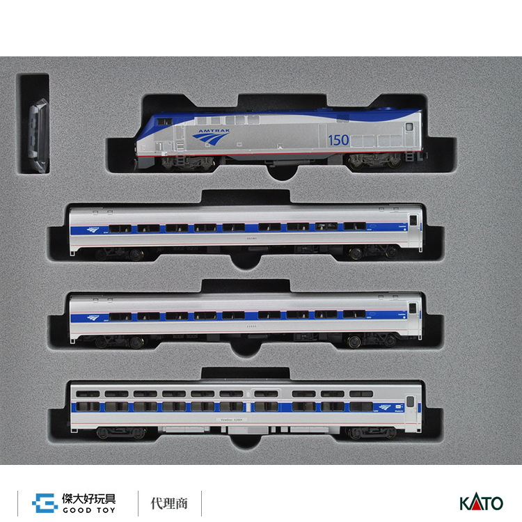 KATO 106-6285 P42, Amfleet, Viewliner 城際特快 Phase VI 基本 (4輛)