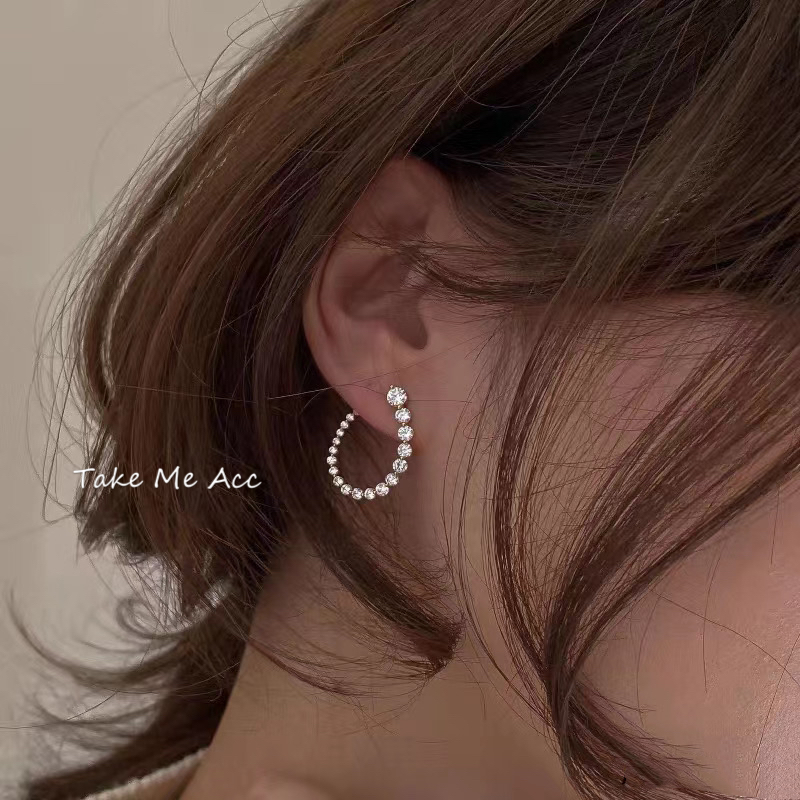 漫漫月空 │ 純銀針耳環