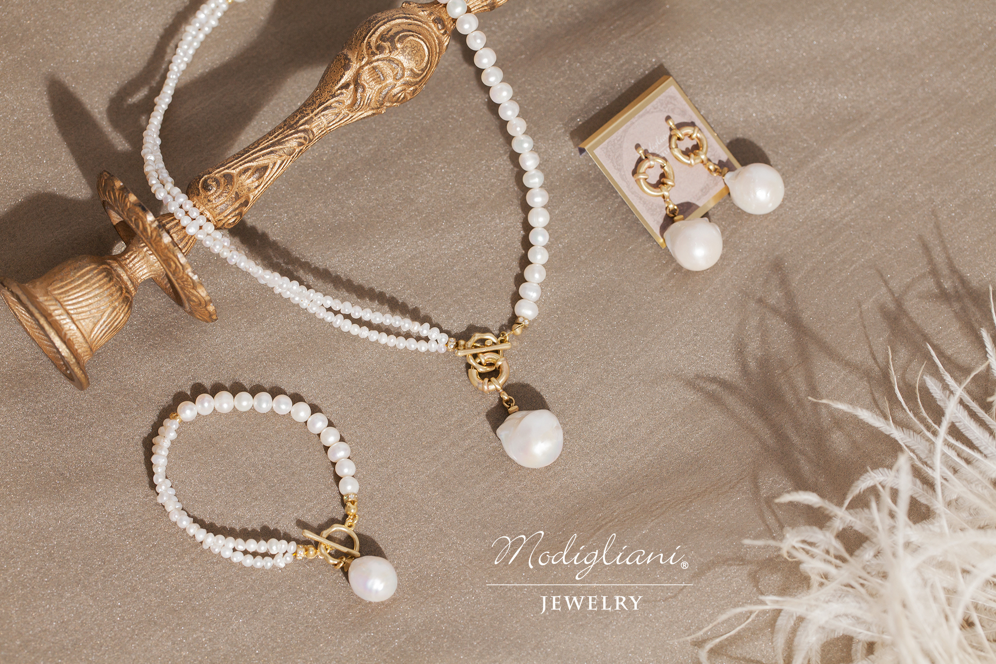 黃銅,黃銅飾品,天然珍珠,OT扣,優雅,項鍊