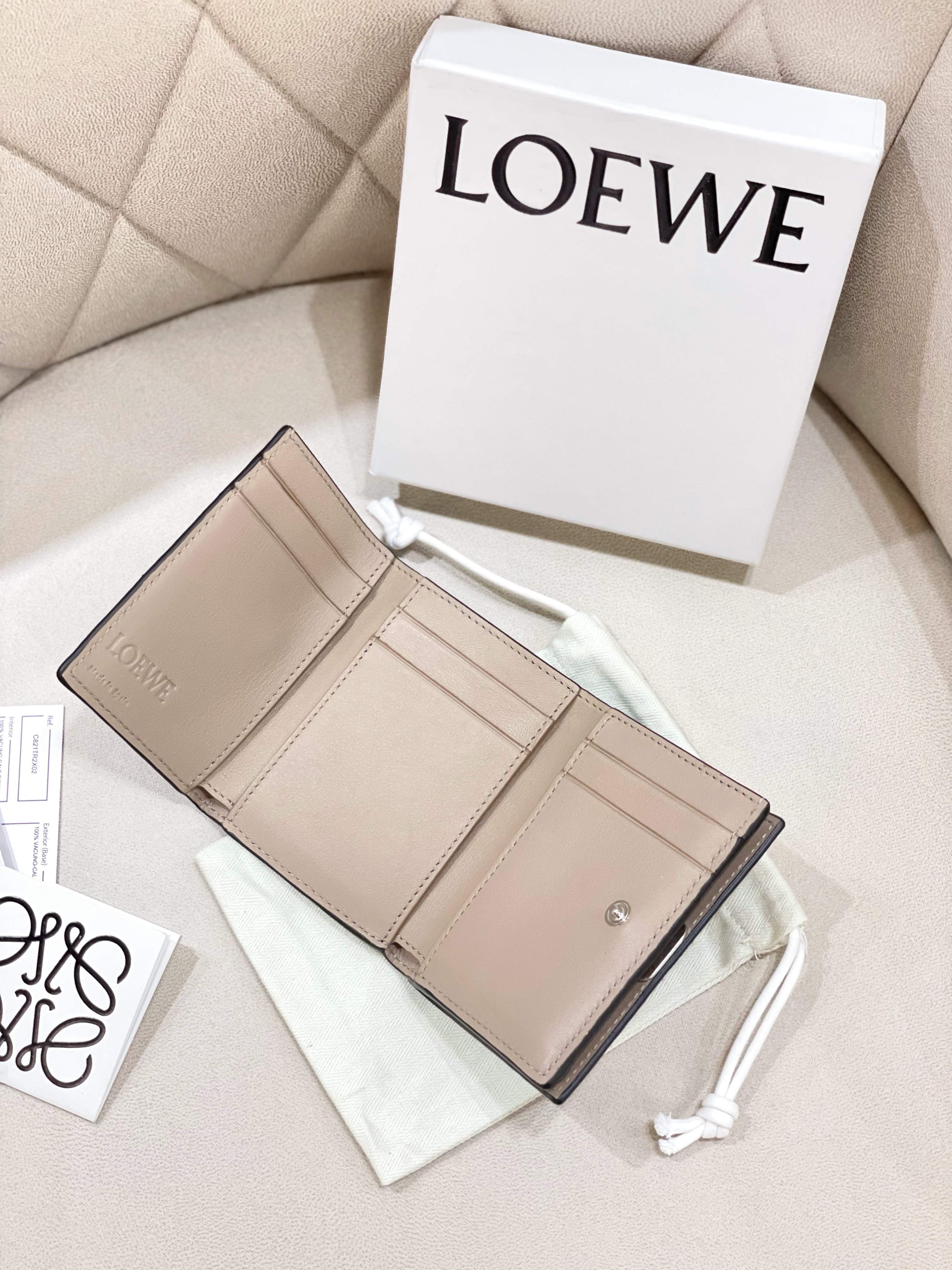 LOEWE Anagram Trifold Wallet