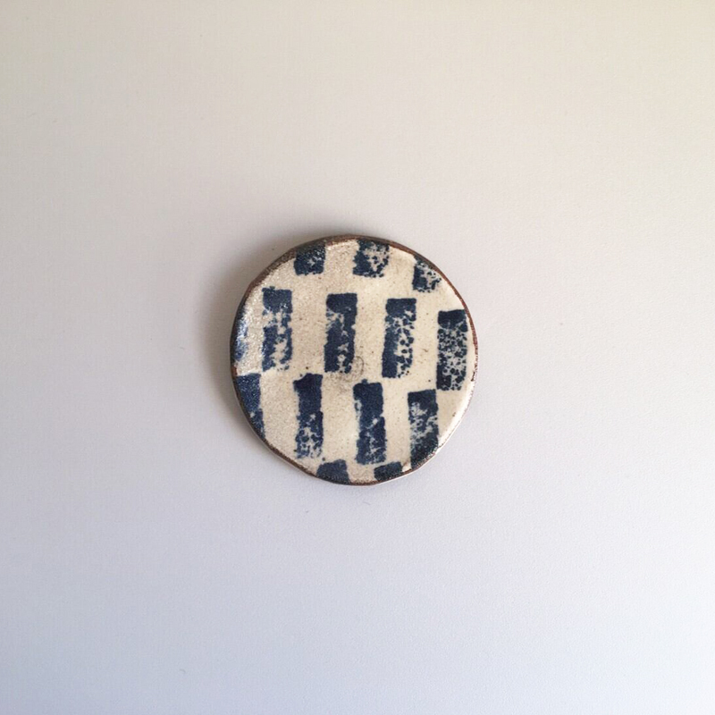 KOBIKI Mino-yaki Small Serving Plate Gao Pattern