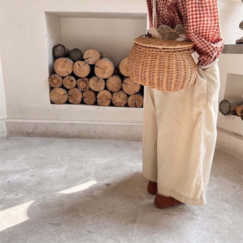 春天燈籠芯花苞寬褲