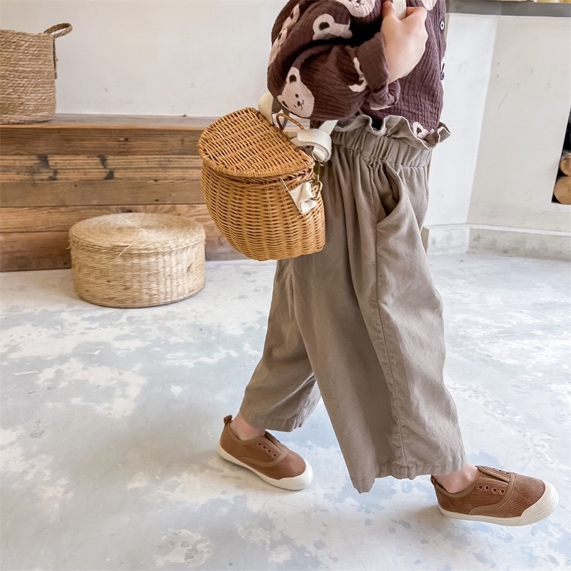 春天燈籠芯花苞寬褲