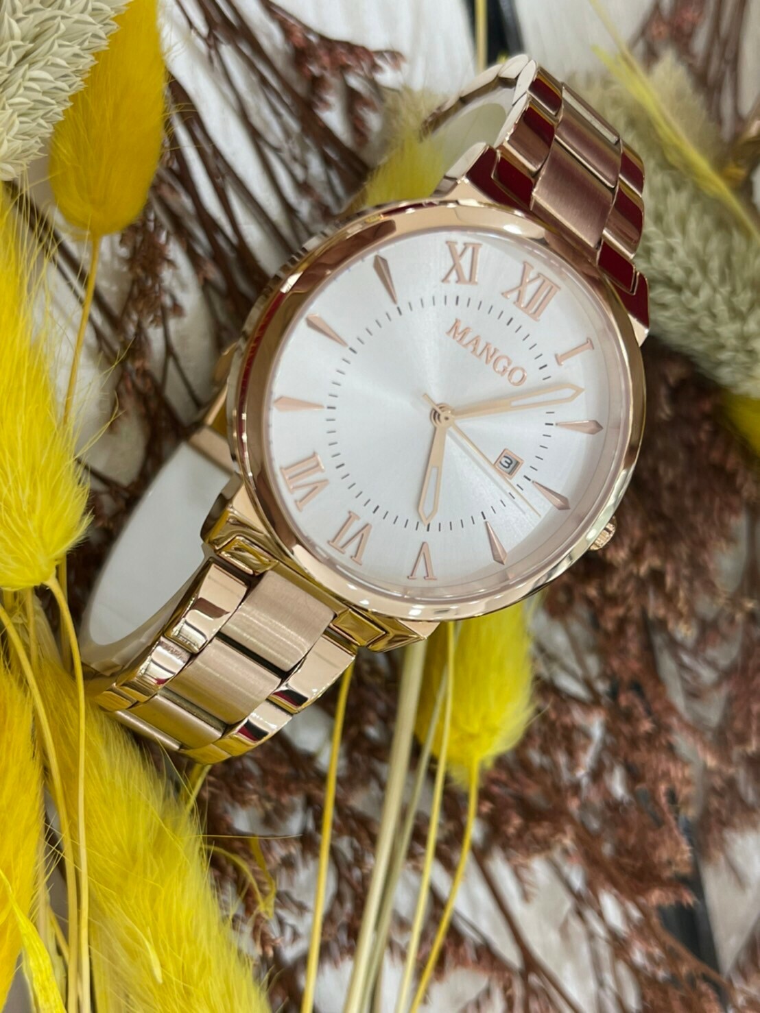 【MANGO】簡約羅馬時刻腕錶 MA6771L-80R-H 37mm 現代鐘錶