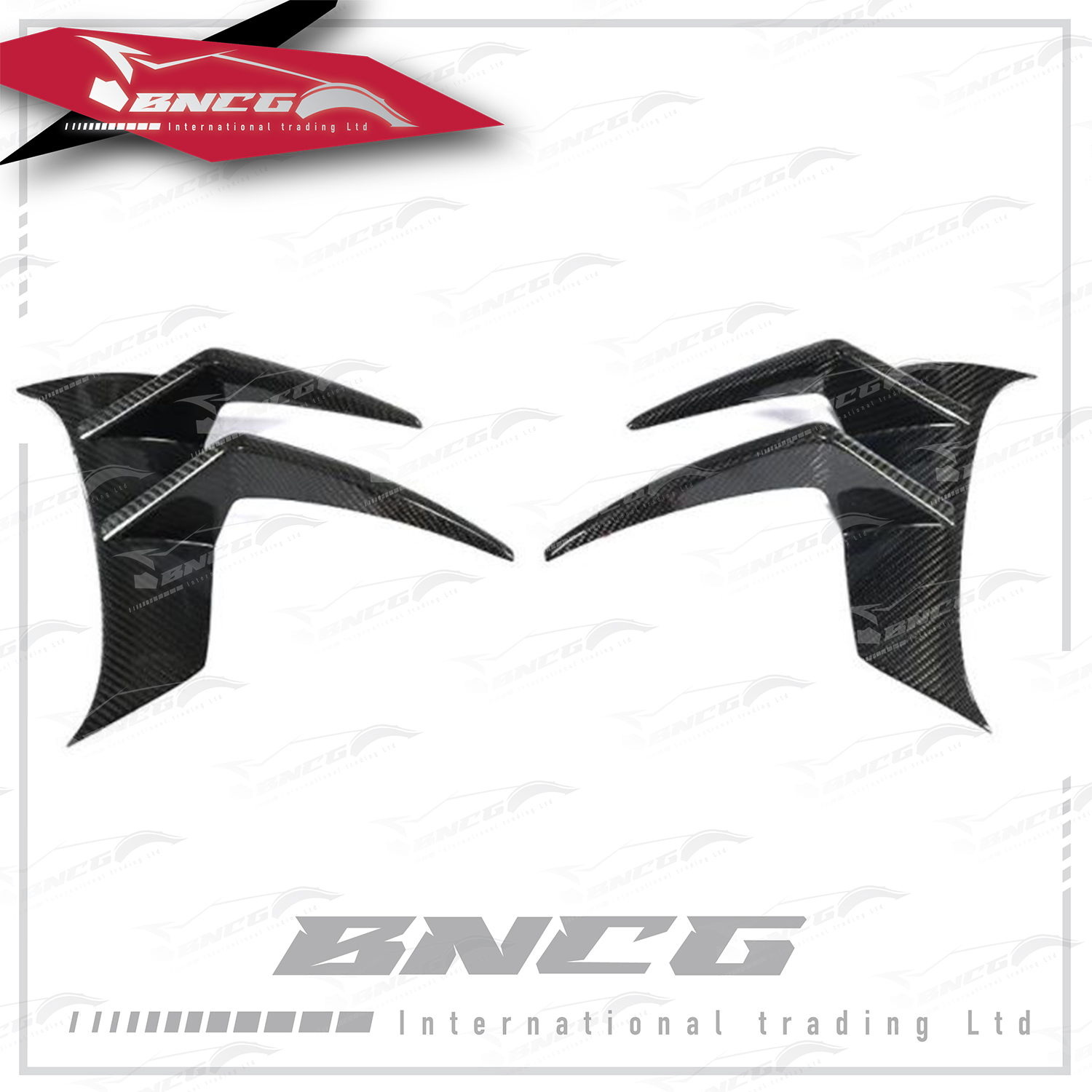 賓士 Benz AMG GT R 16-18年式 改裝 卡夢 乾碳纖維 外觀件 空力套件 前保桿 風口 風刀