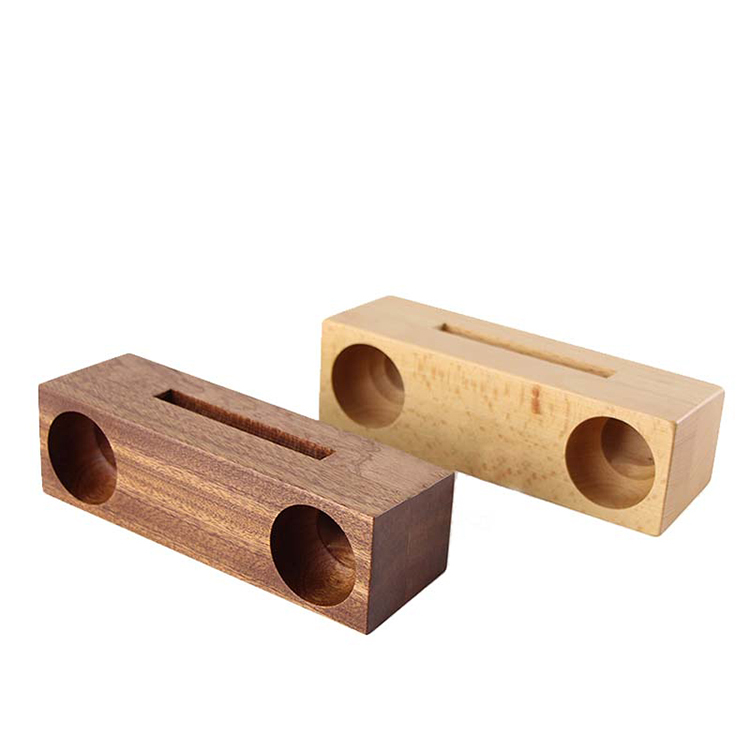 【ikanolife】原木雙孔揚聲器