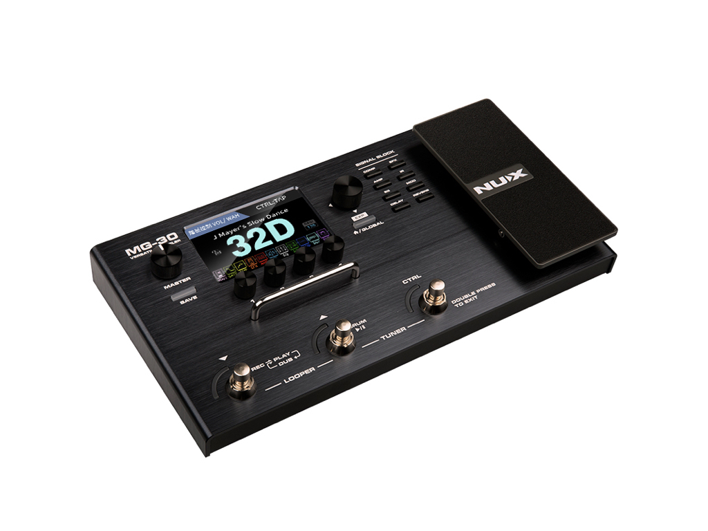 NUX MG-30 吉他綜合效果器 贈原廠變壓器 內建IR Loop 節奏鼓機