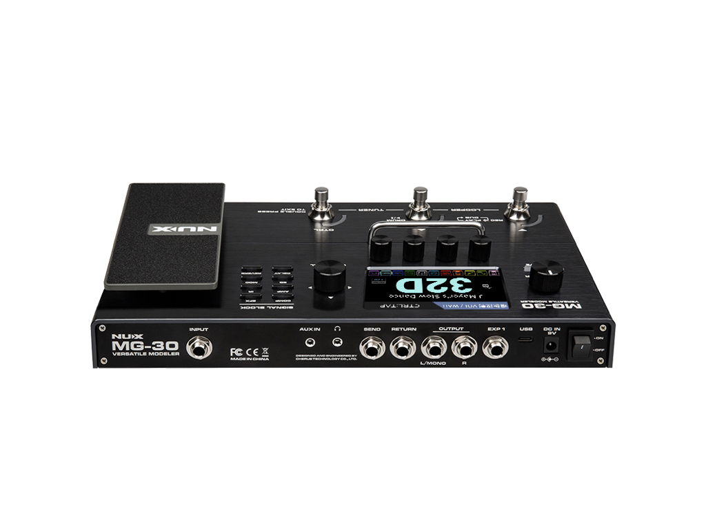 NUX NUX MG-30 吉他綜合效果器 贈原廠變壓器 內建IR Loop 節奏鼓機 第 4 張圖片｜三峽吉他 / Bass
