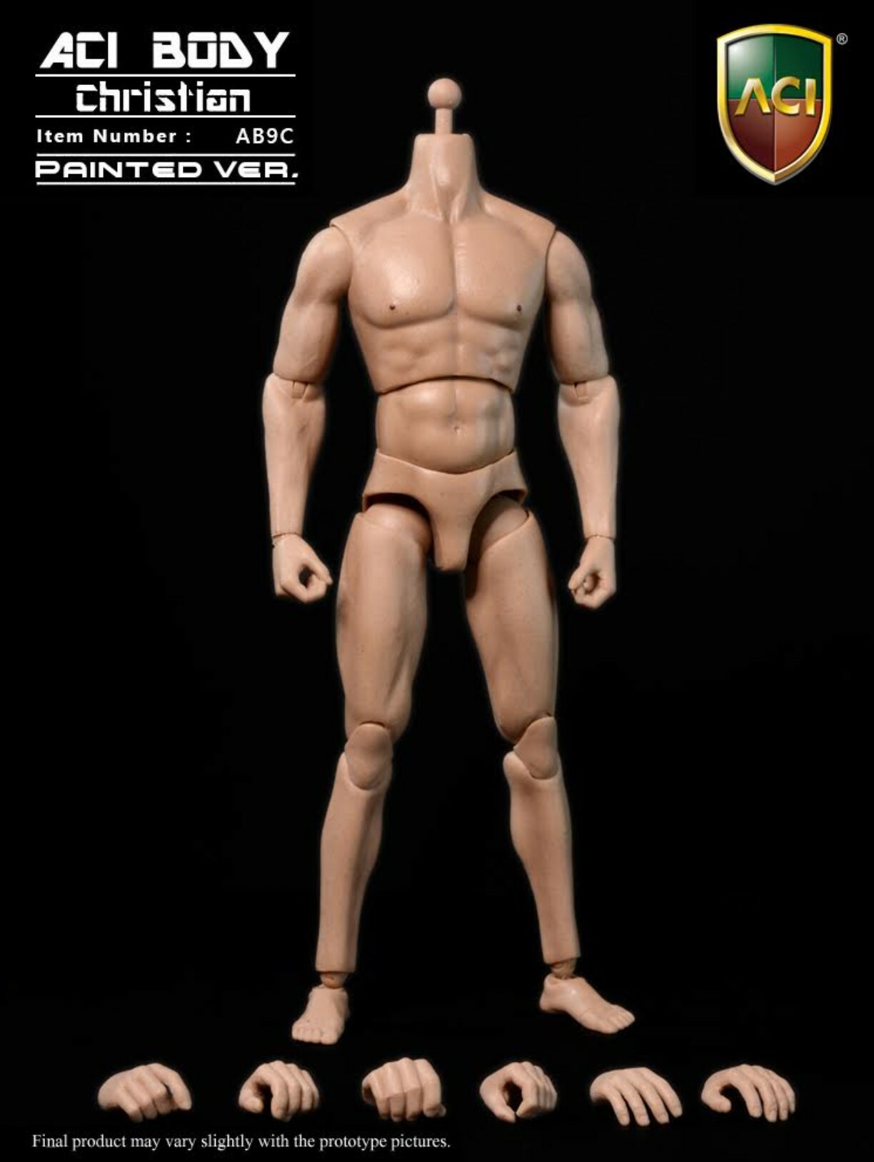 ACI TOYS Christian : 1/6 身體 - 彩繪版