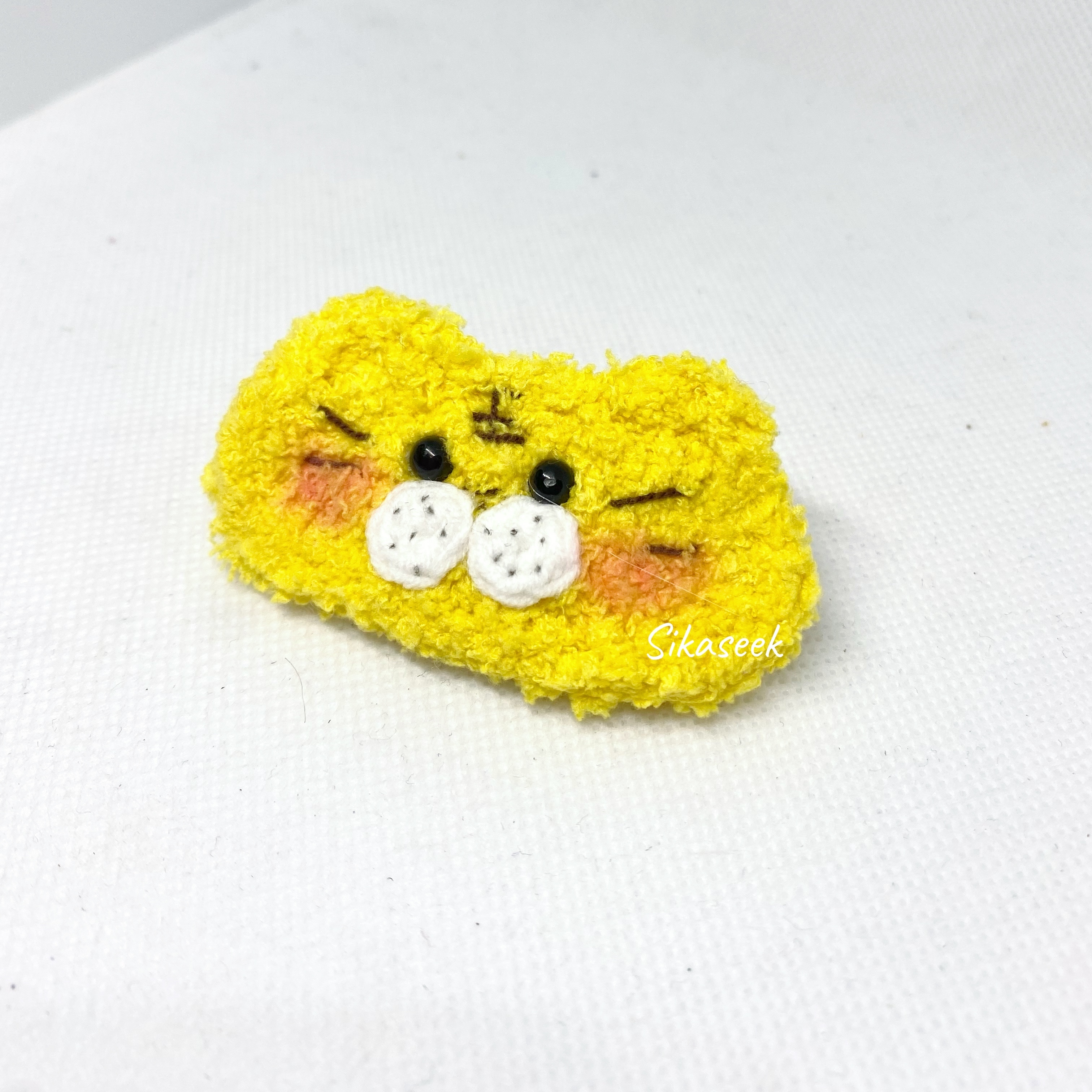 SK9250  毛绒兔子老虎頭夾