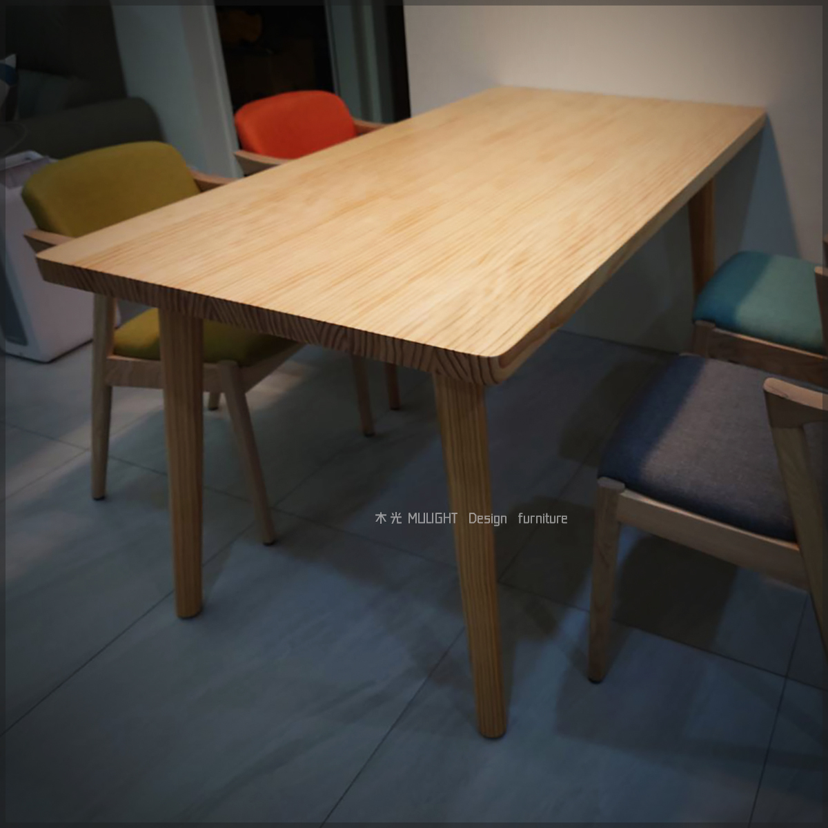 Finn北歐全實木餐桌(可訂製)