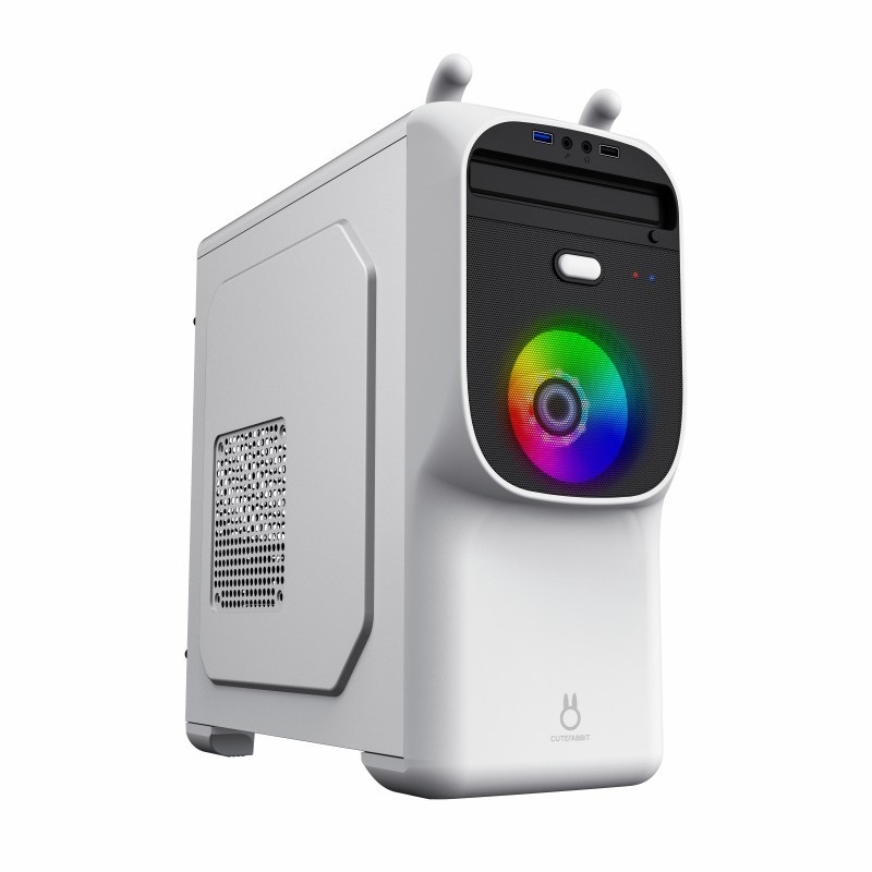 米特3C數位–GAMEMAX CUTE RABBIT 俏皮兔 6508WT 白色/6508BK 黑色/機殼