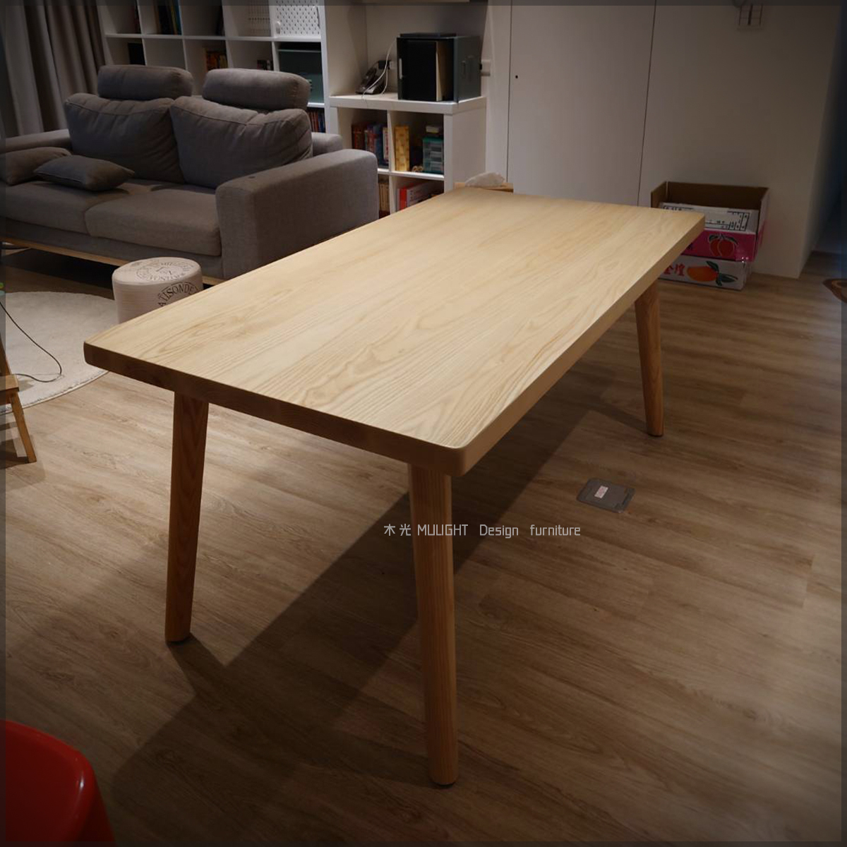 Finn北歐梣木全實木餐桌|可訂製