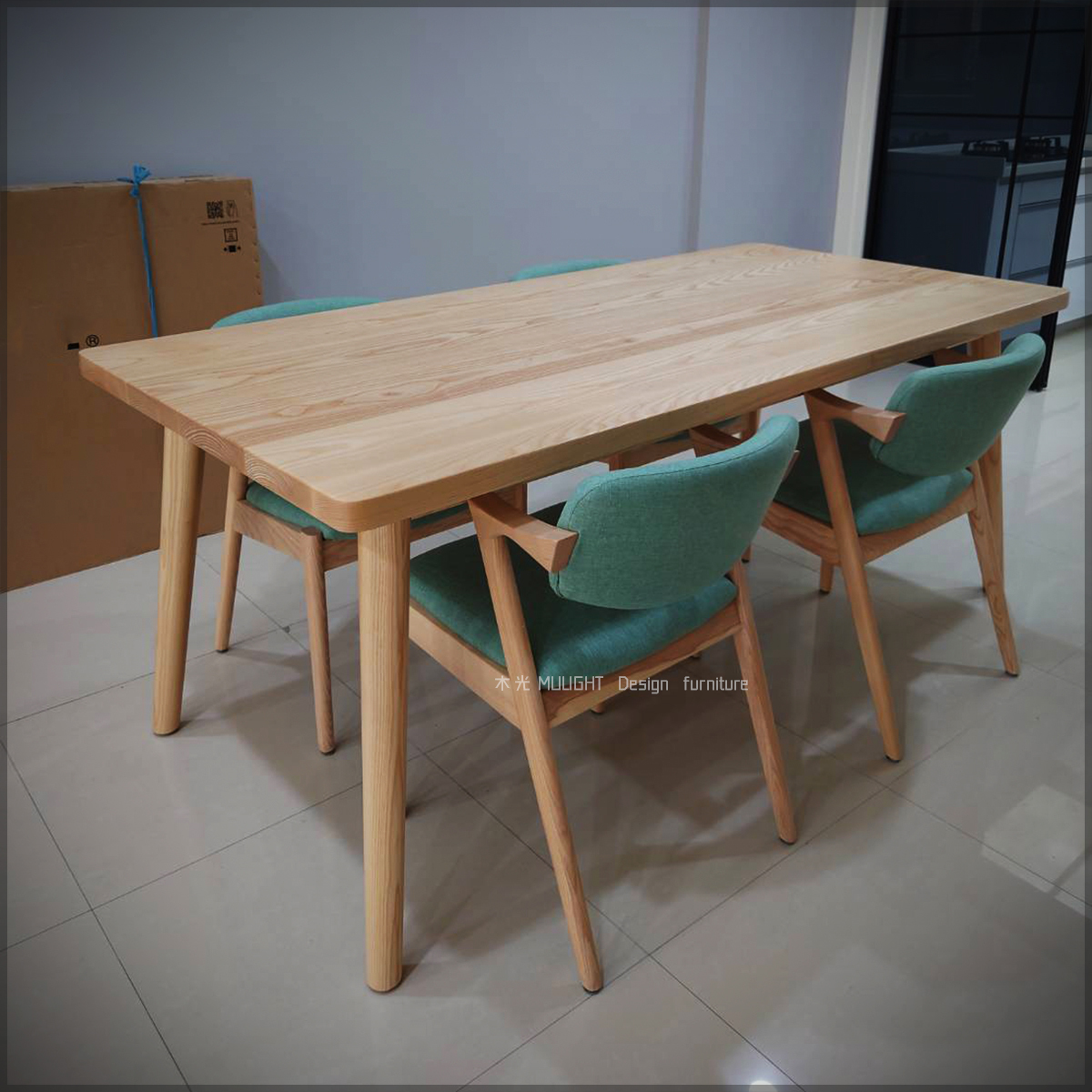 Finn北歐梣木全實木餐桌|可訂製