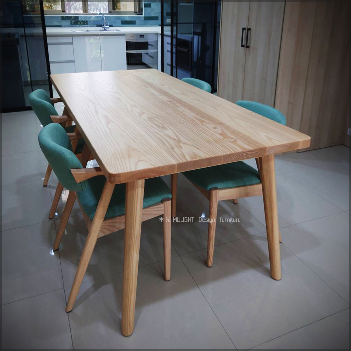 Finn北歐梣木全實木餐桌|可訂製