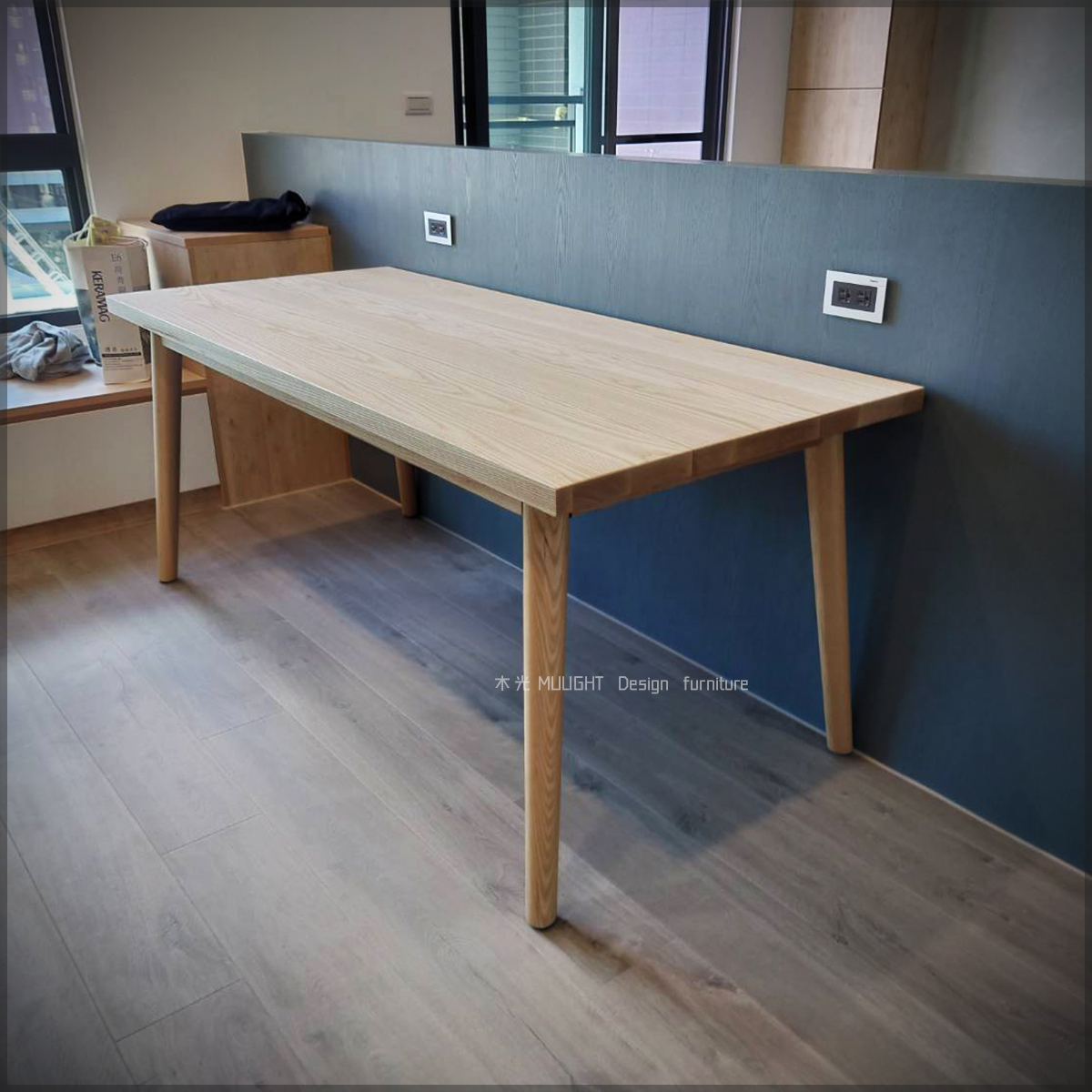 Finn北歐梣木全實木餐桌|可訂製