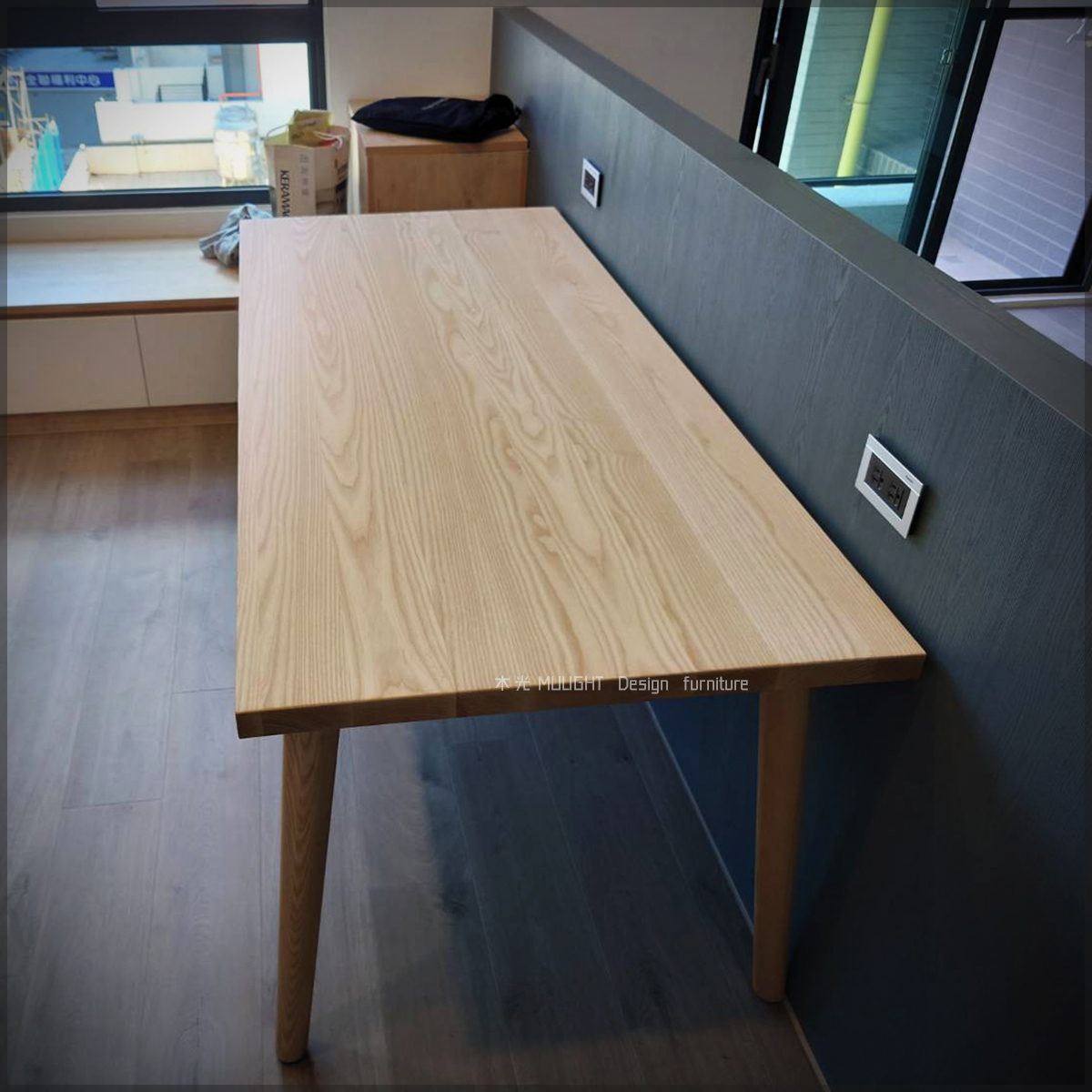 Finn北歐梣木全實木餐桌|可訂製