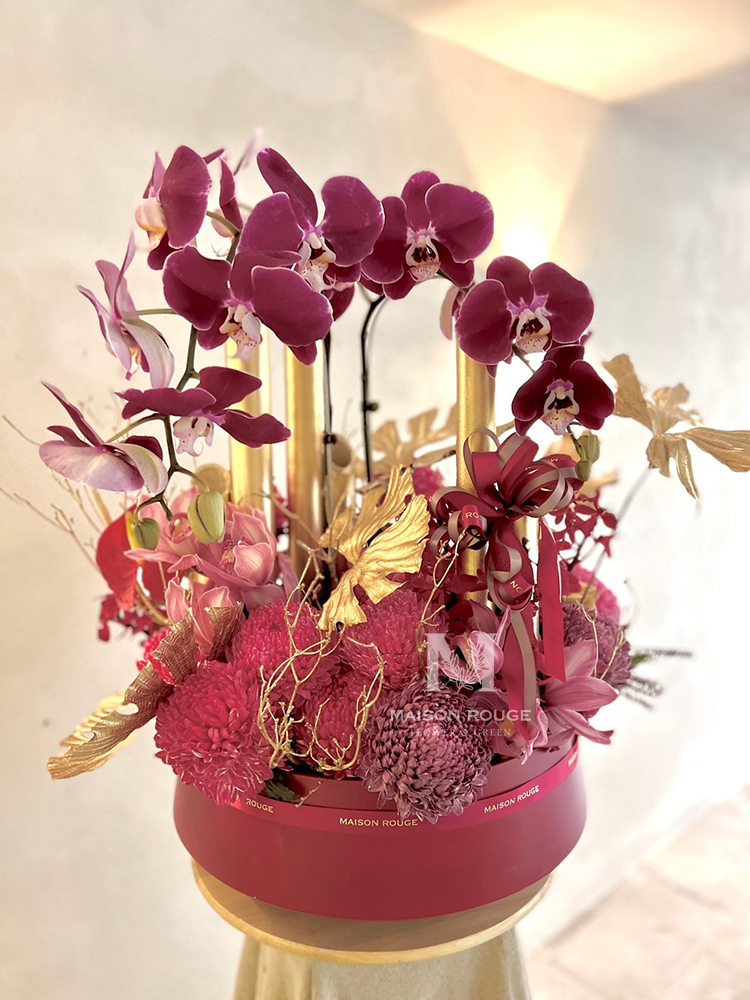 開幕花・金碧輝煌・鮮花