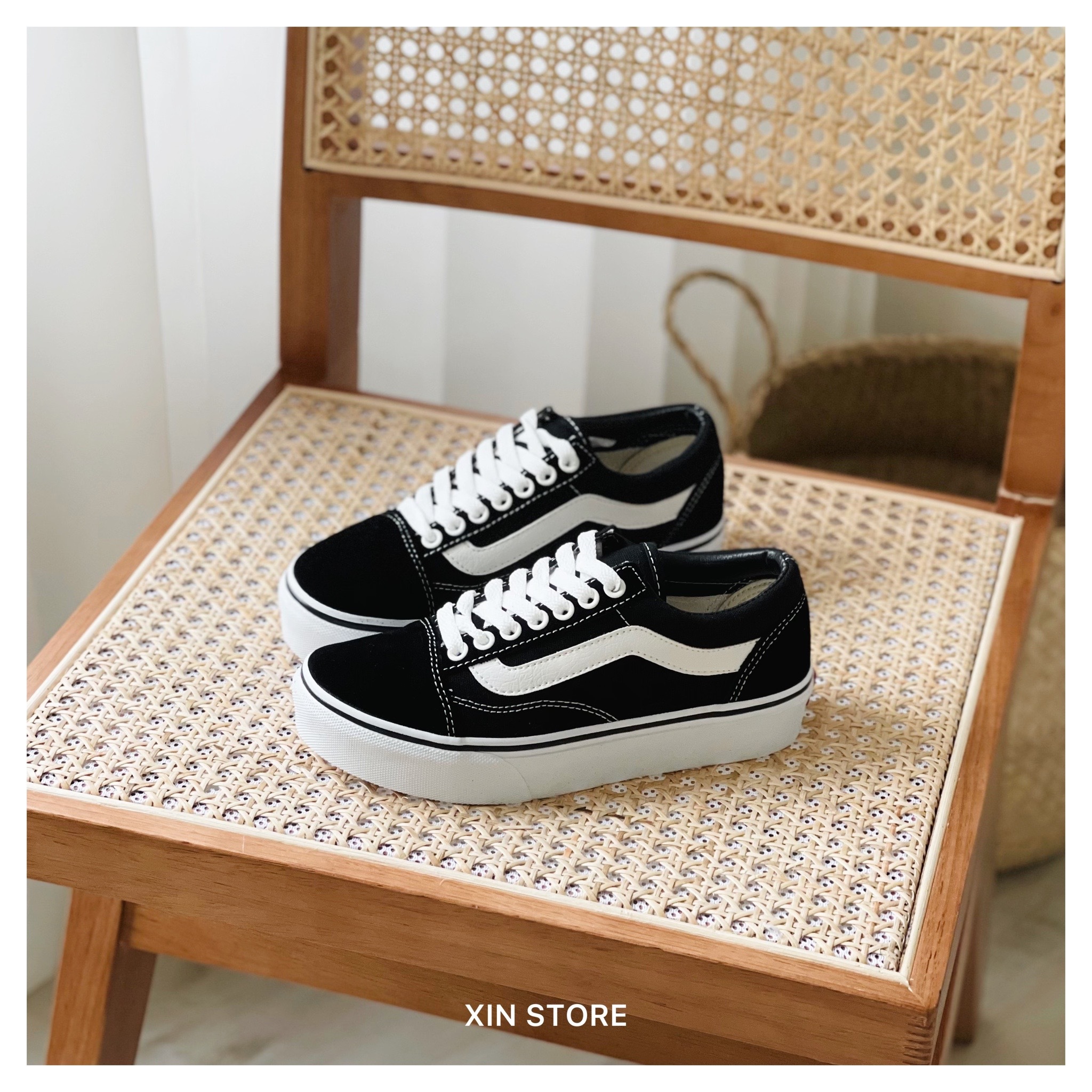 Vans V36 Plat Old Skool DX 經典 厚底 黑白