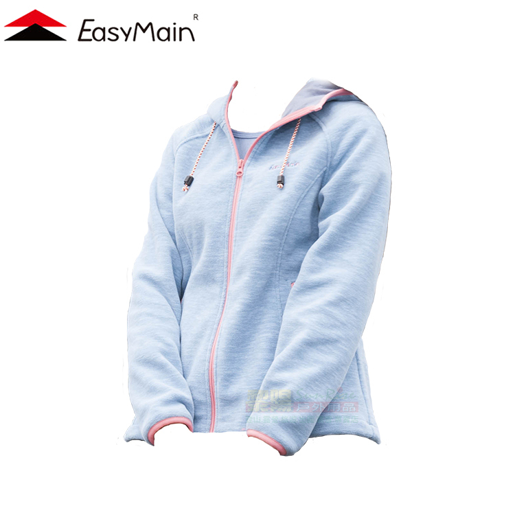 EasyMain 衣力美 女防風連身帽輕暖外套 防風/保暖/連帽 04EMC1392