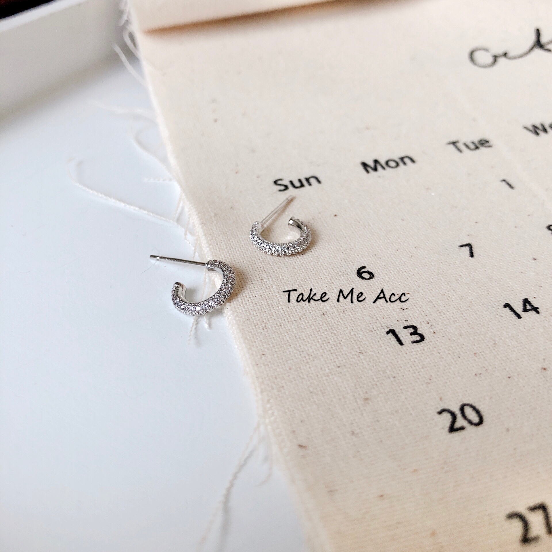 近距離 │ 全純銀耳環