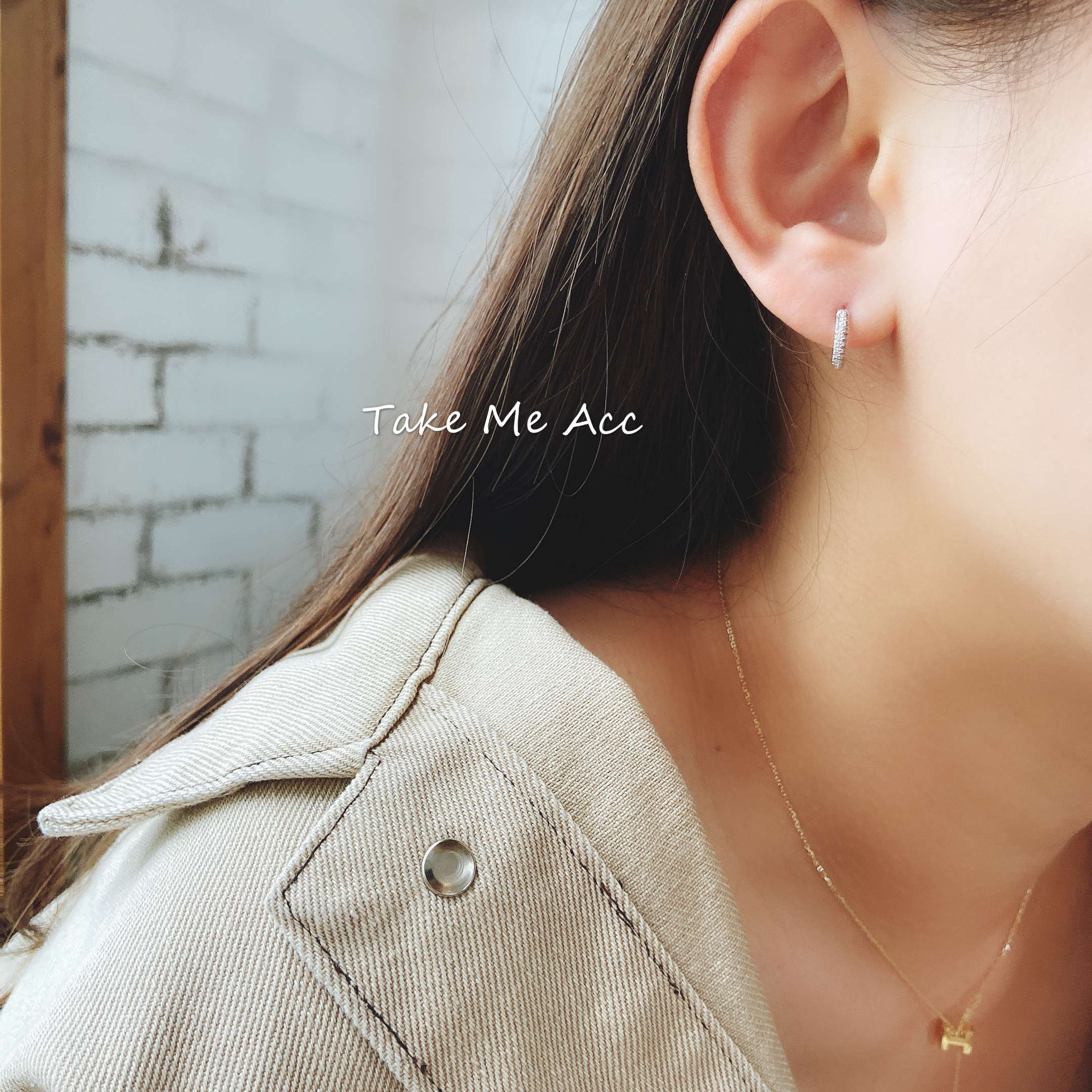 近距離 │ 全純銀耳環