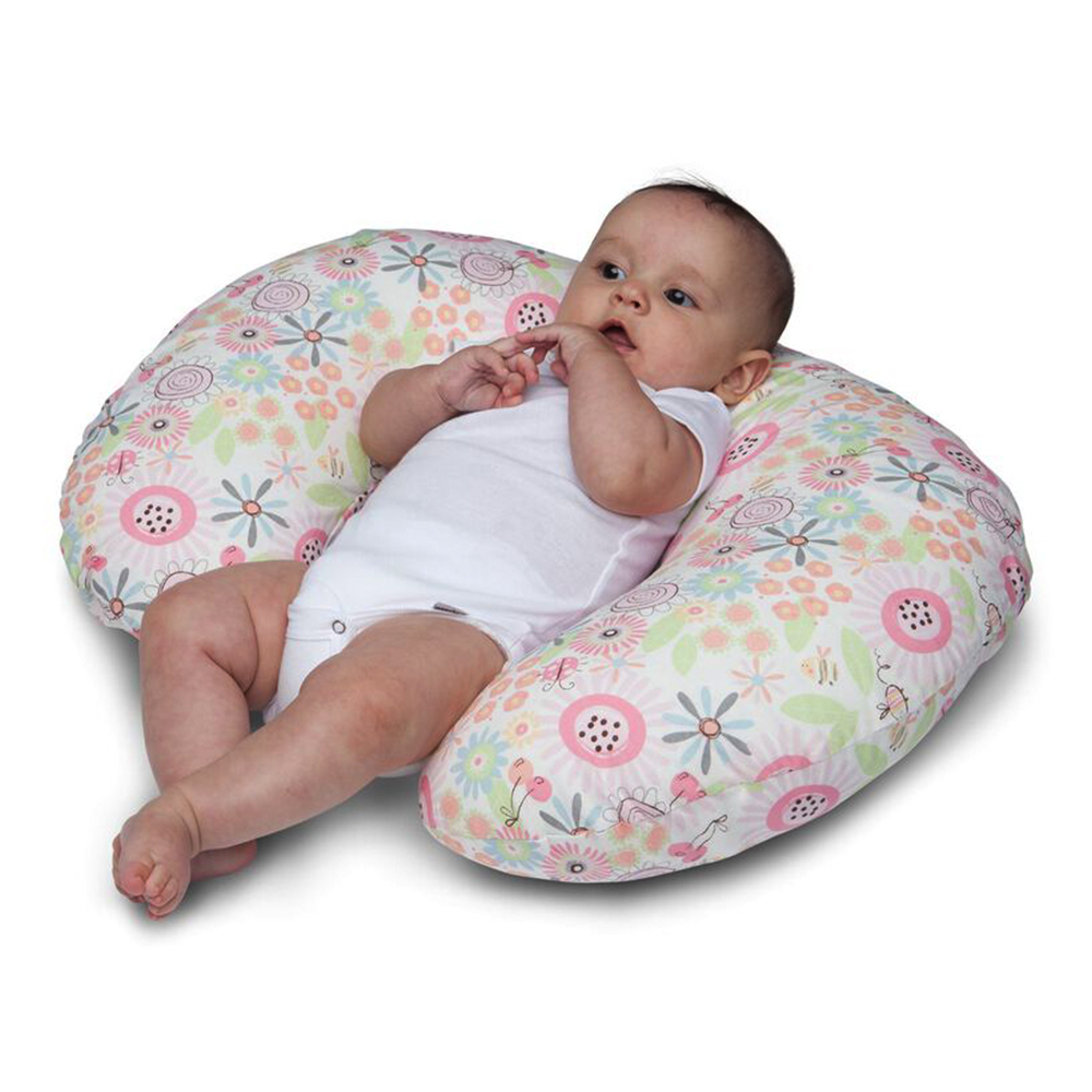 Boppy純棉多功能授乳枕-法式玫瑰