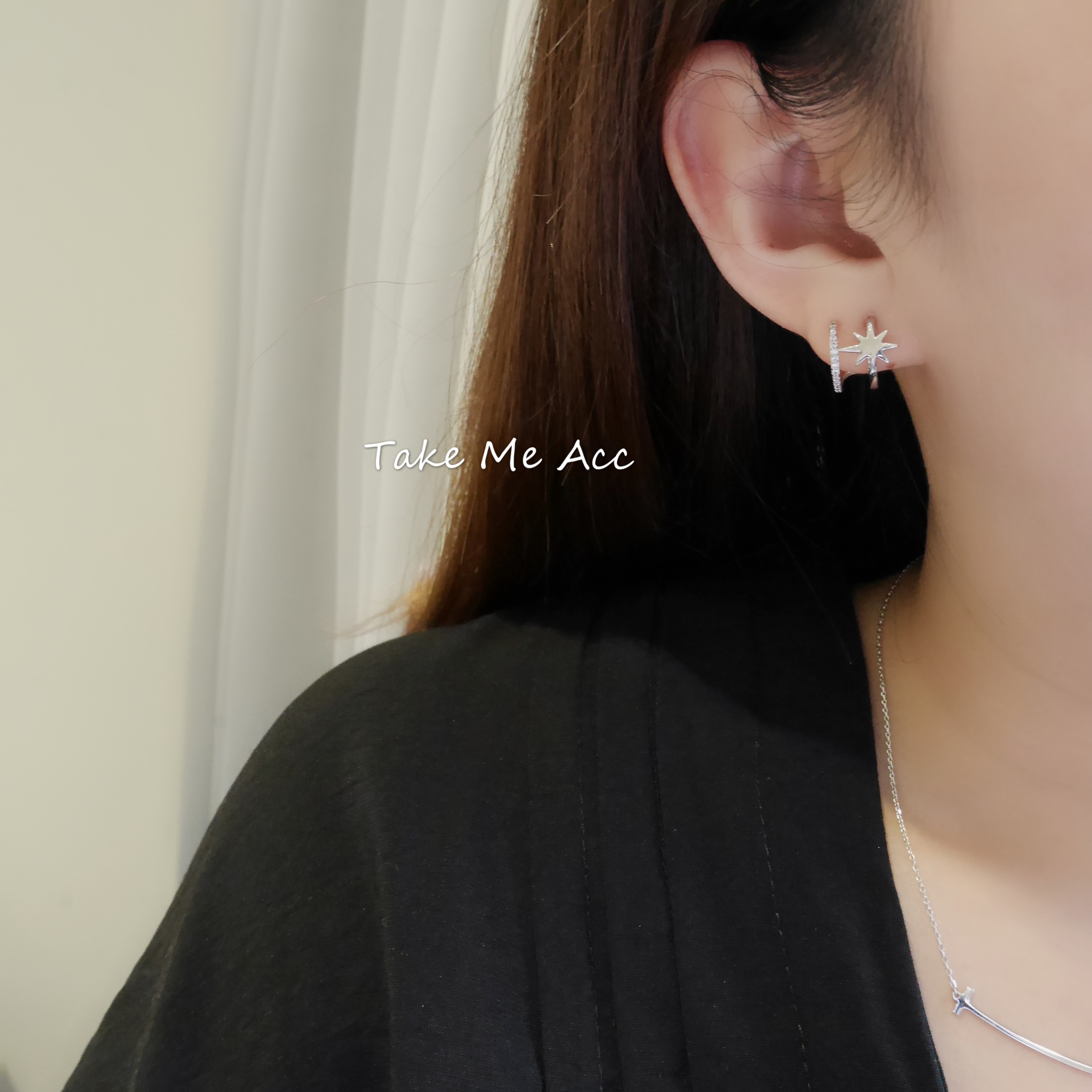 燦爛的太陽 │ 純銀針耳環