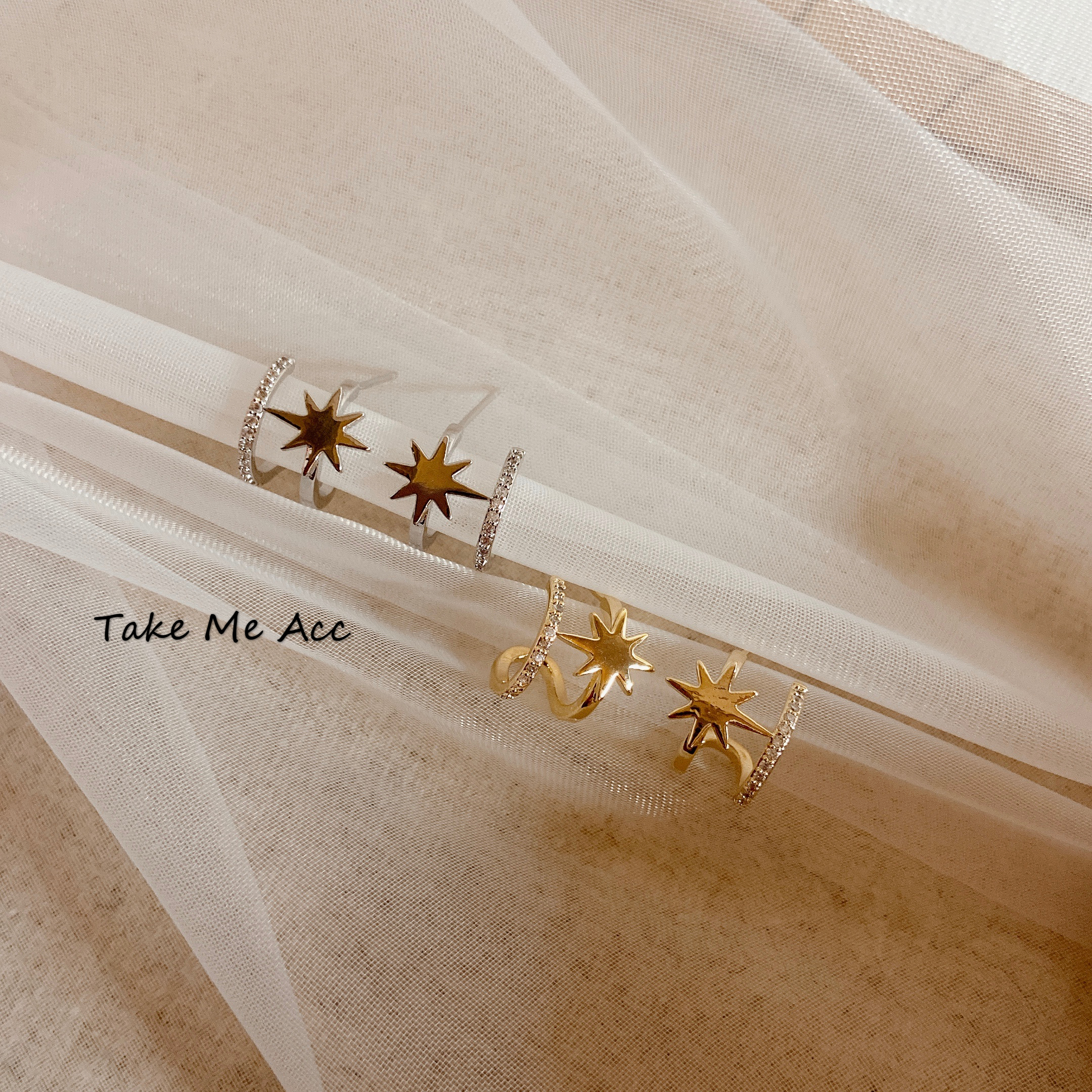 燦爛的太陽 │ 純銀針耳環