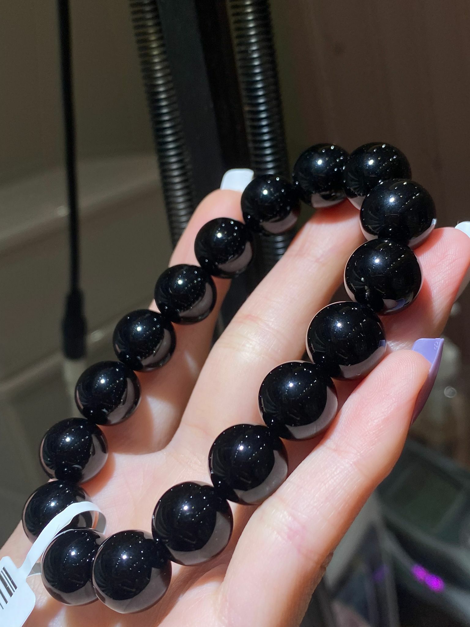 墨西哥黑隕石手串