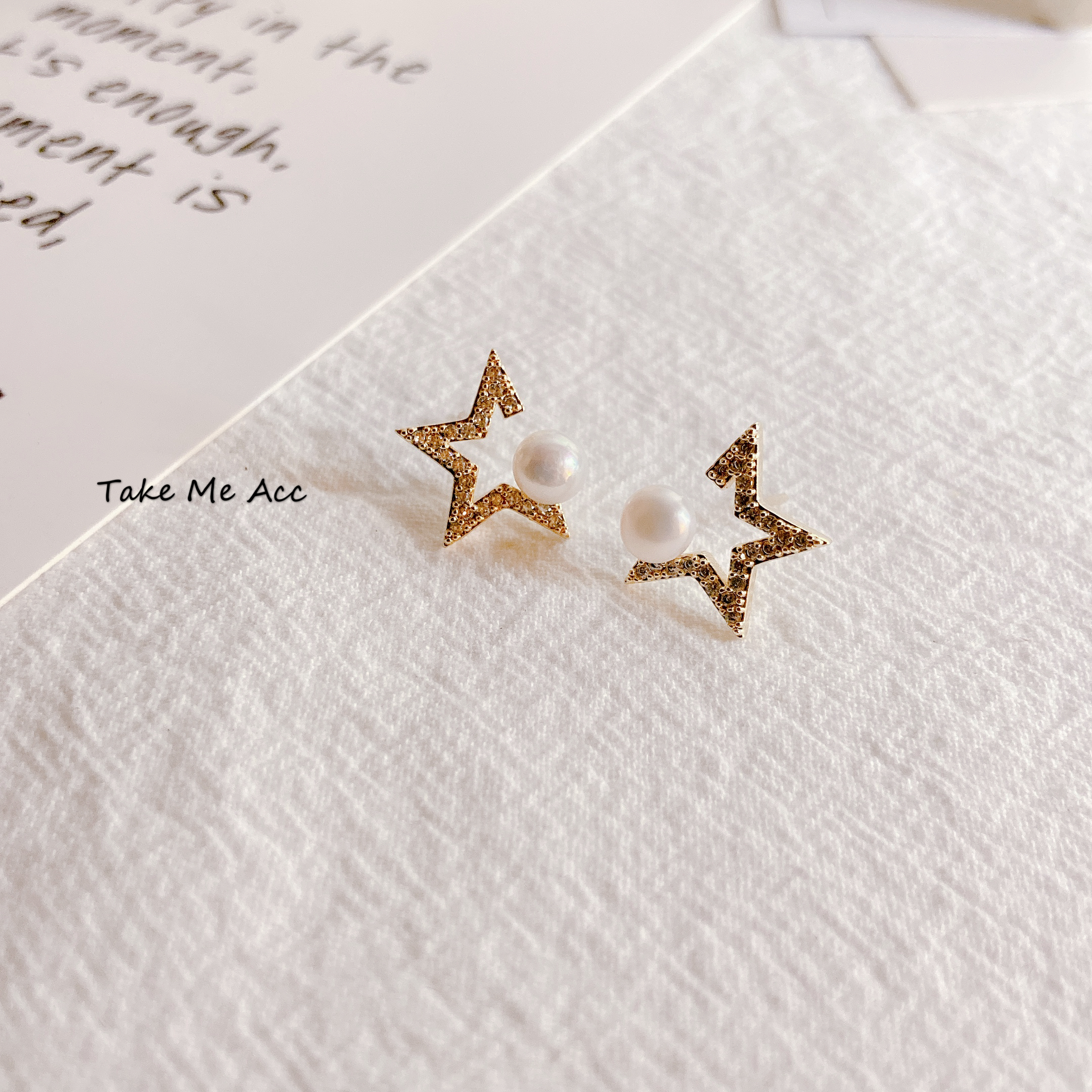 垂星邊際 │ 純銀針耳環