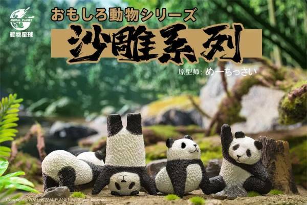 動物星球 沙雕系列 瑜珈熊貓 隨機出貨