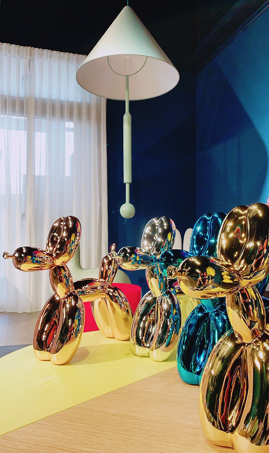 GREEN TREE PRODUCTS Extra Large Balloon Dog Figure Collection 5 Colors 47cm