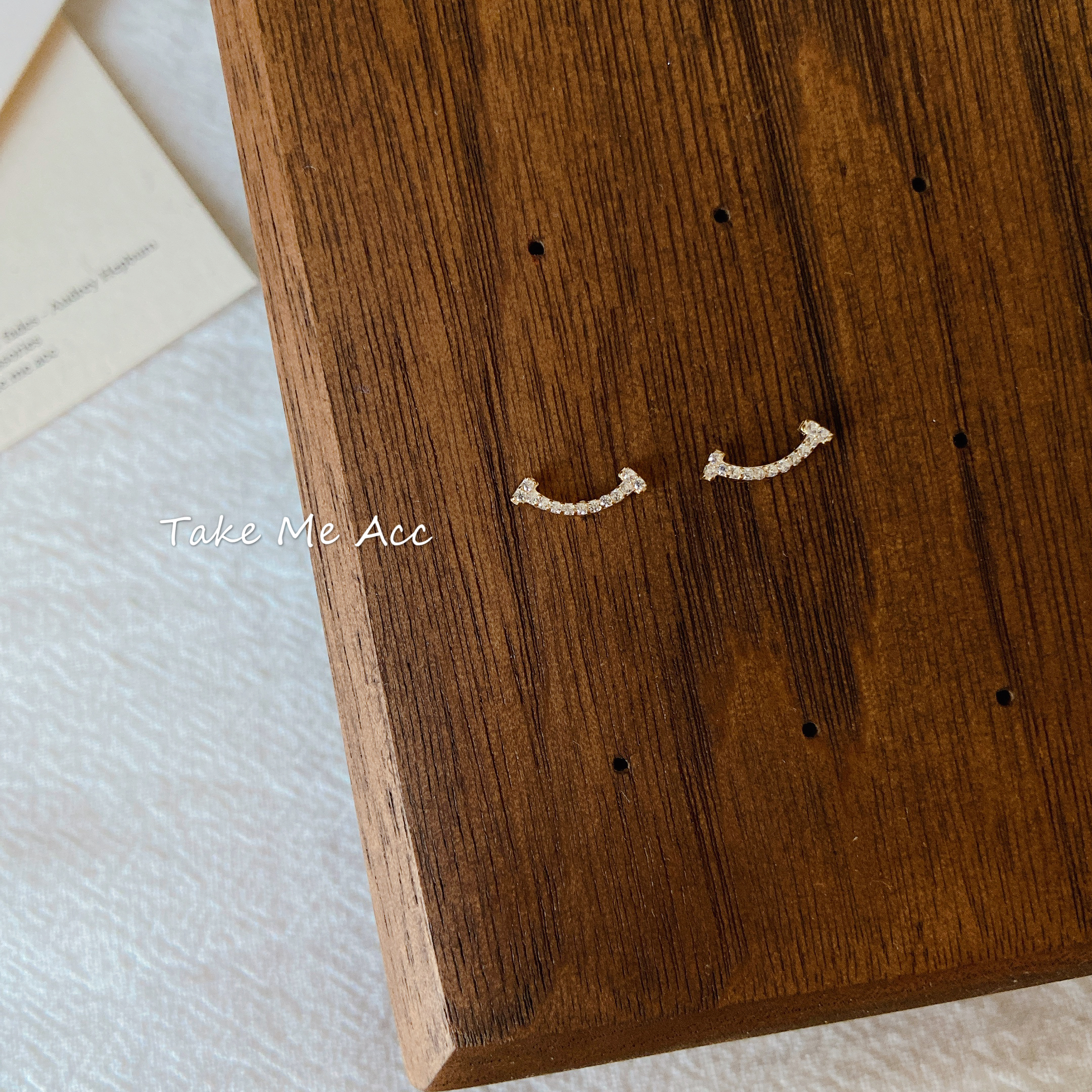 妳的微笑 │ 全純銀耳環