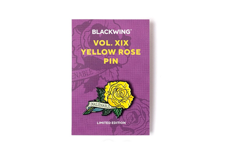 BLACKWING VOL.XIX 黃玫瑰性別平等限定徽章