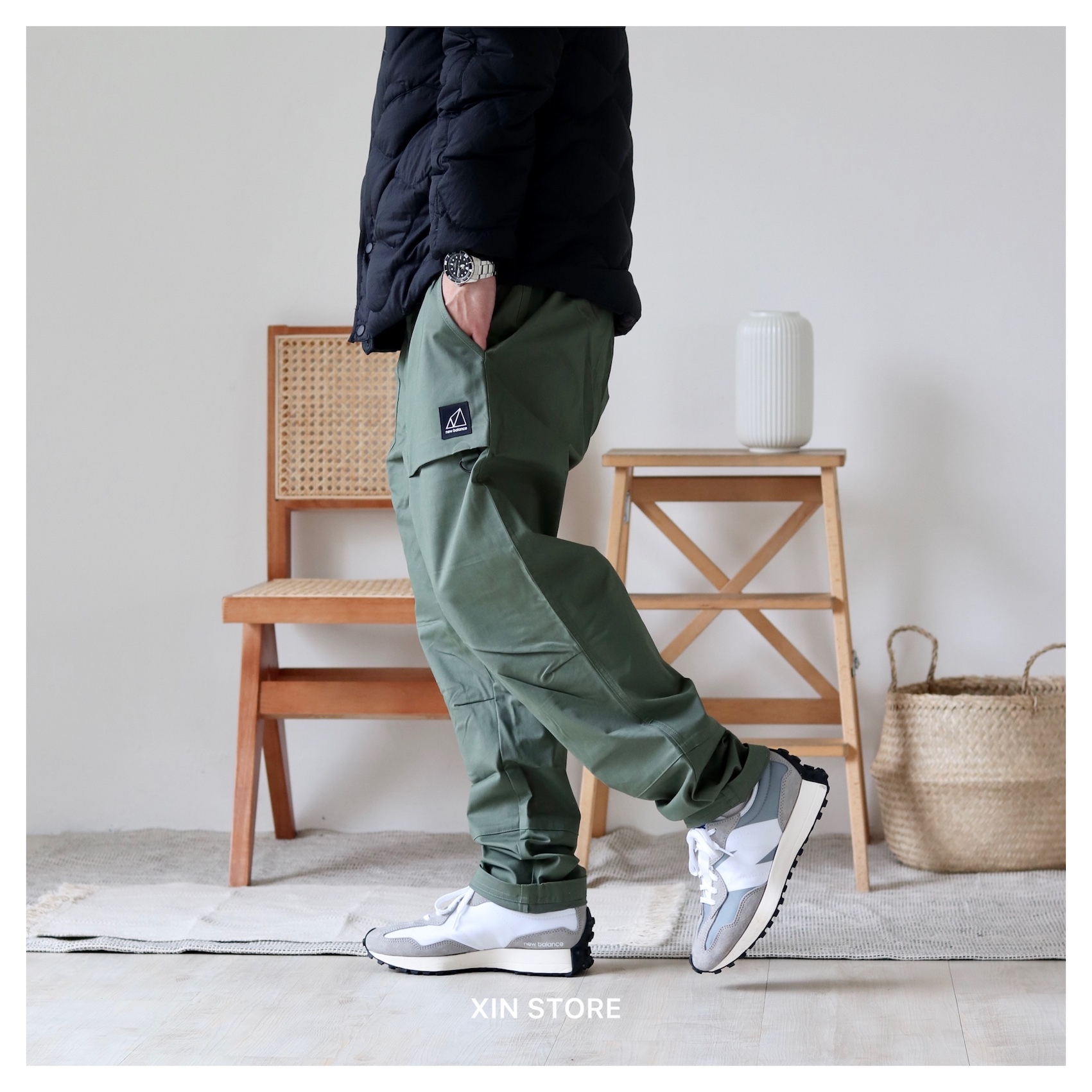 【現貨】New Balance NB All Terrain Pants 梭織 平織 小標 休閒 工裝 長褲