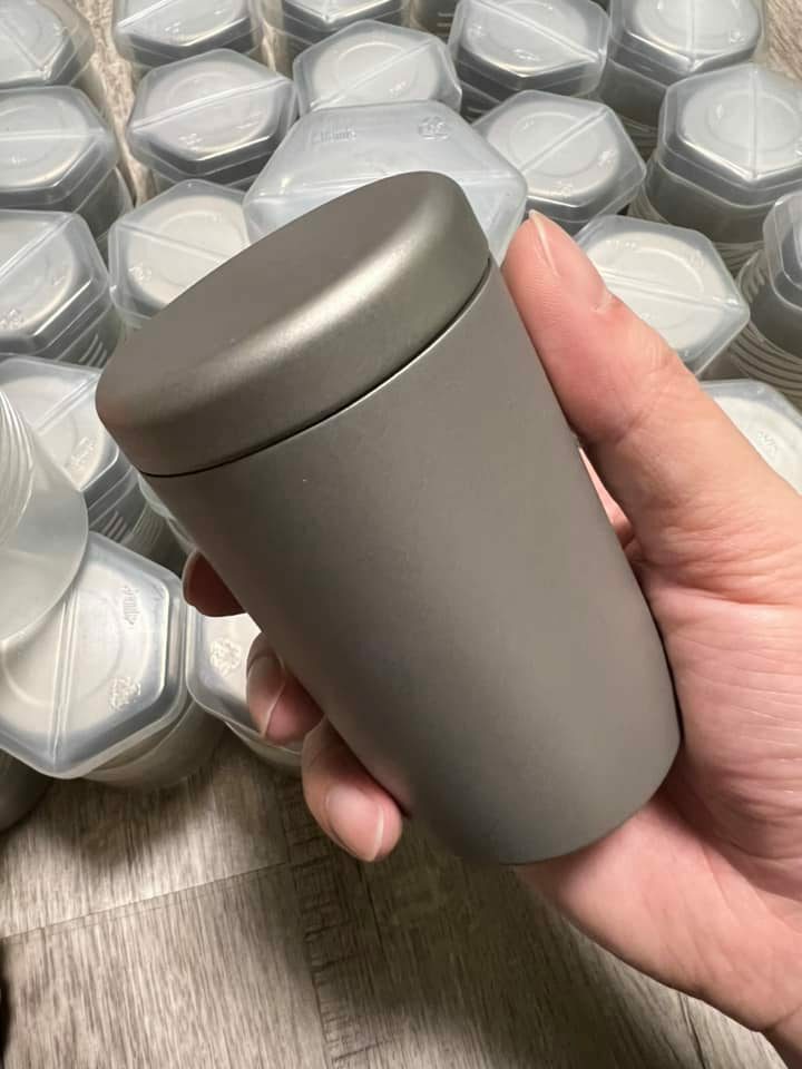 CountyComm 限量!!!!Ultralite Titanium Press Fit Capsule 鈦罐