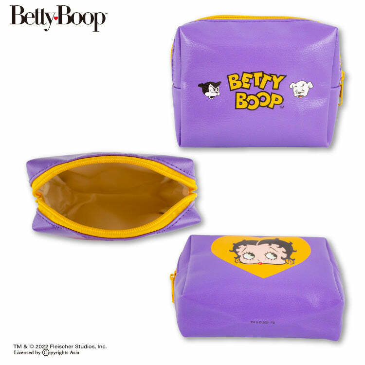 Betty Boop 貝蒂娃娃皮質收納包