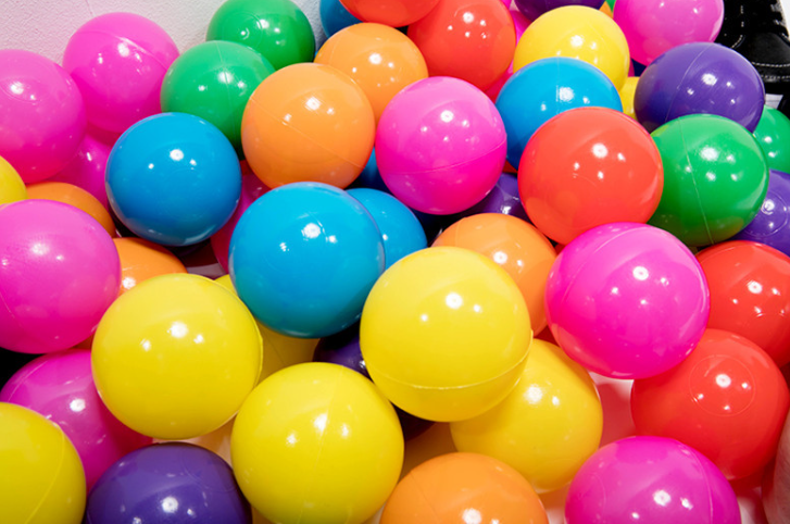 七彩球  7cm  100 pcs