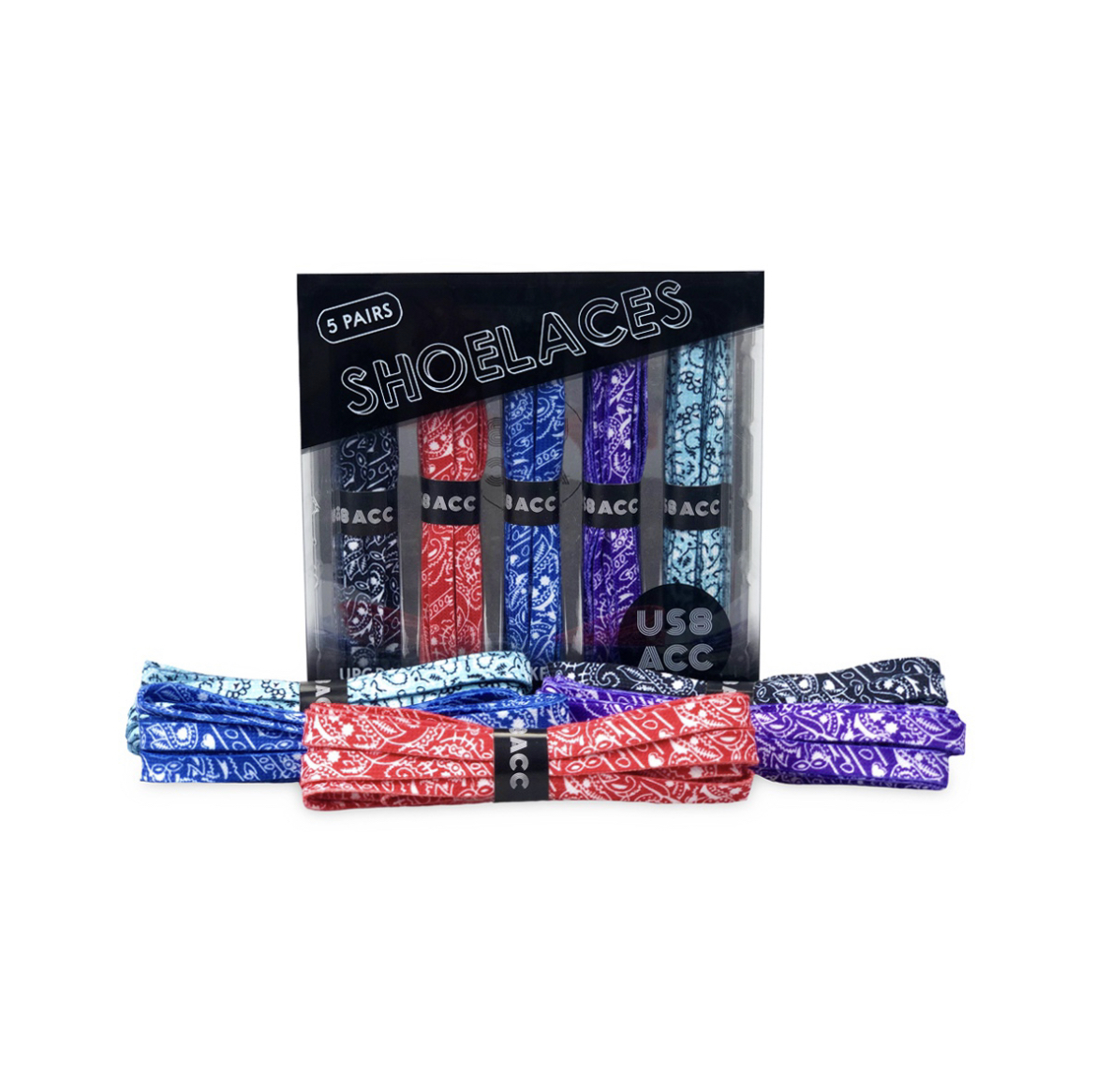 US8ACC 變形蟲 鞋帶組 5入