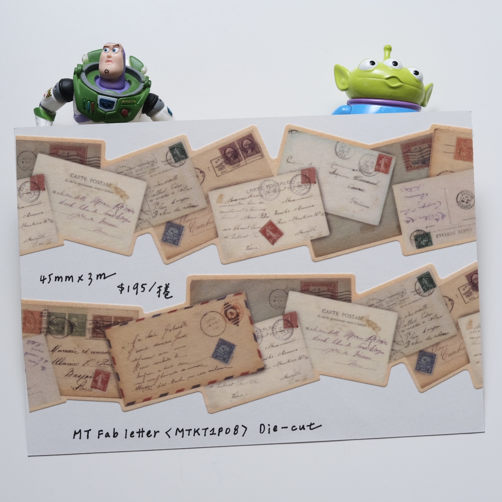 mt fab系列 裁型信件紙膠帶｜mt 日本