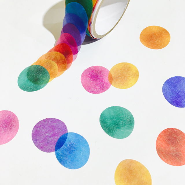 天つ神の色 色票圓貼 和紙貼紙膠帶｜日本の色見本帖