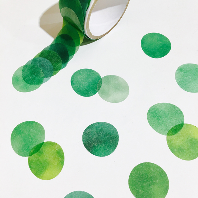 野中の色 色票圓貼 和紙貼紙膠帶｜日本の色見本帖