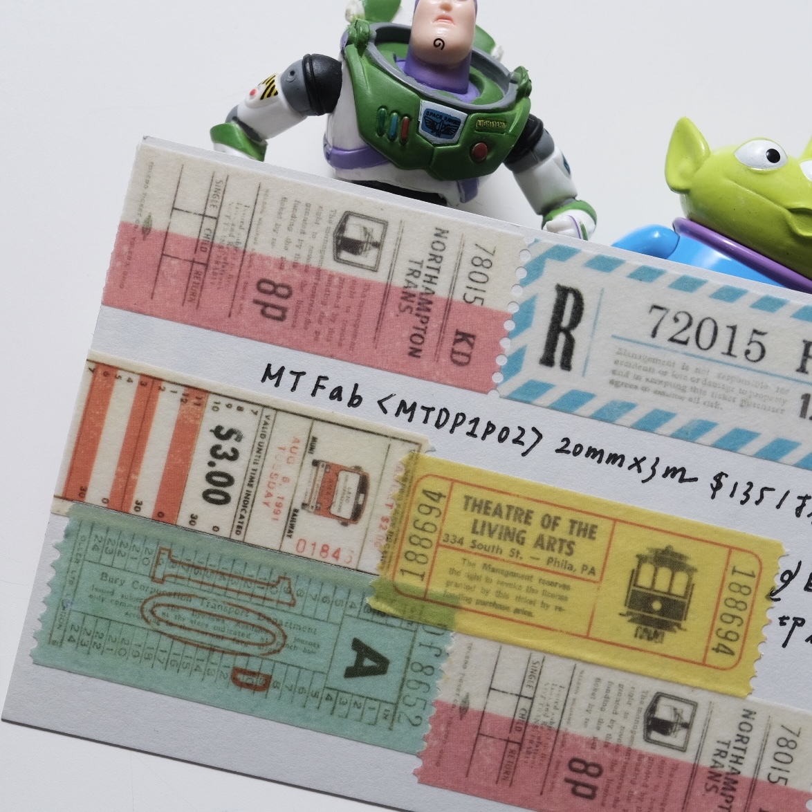 mt fab系列 復古車票紙膠帶｜mt 日本