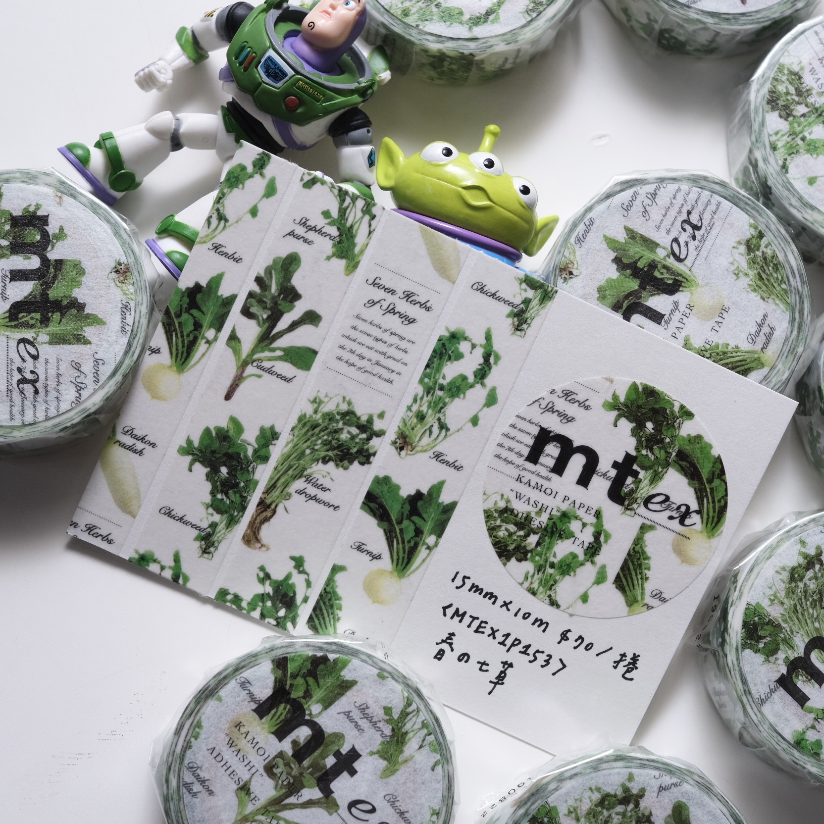 mt ex系列 春之七草紙膠帶｜mt 日本