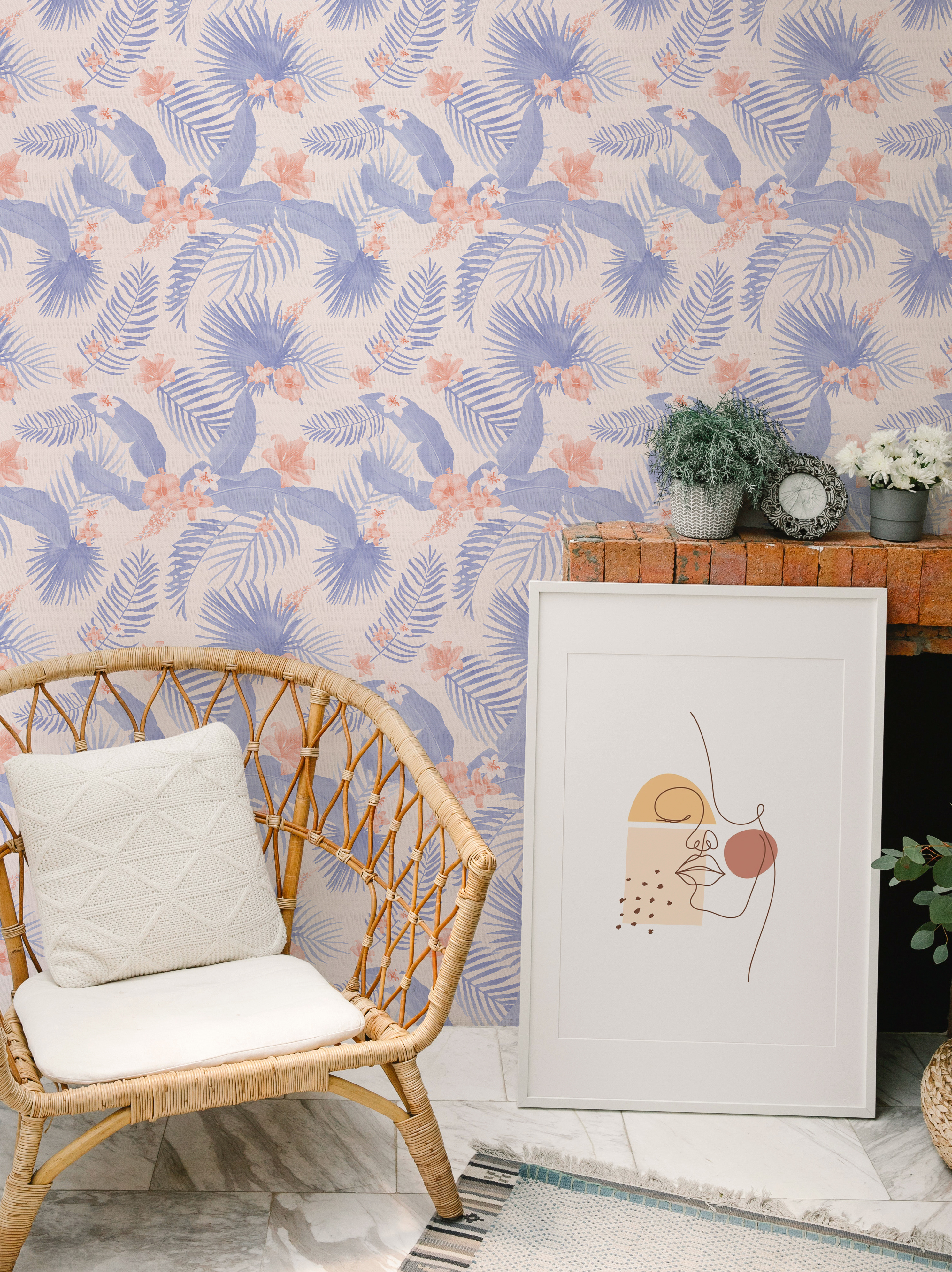 美牆貼貼//紫花巴別塔(5/10/20片裝)